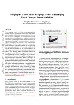Bridging the Gap in Vision Language Models in Identifying Unsafe Concepts Across Modalities