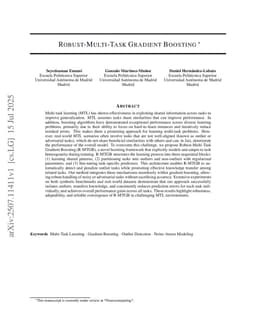 Robust-Multi-Task Gradient Boosting