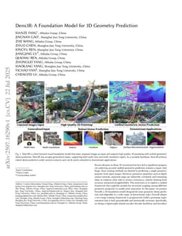 Dens3R: A Foundation Model for 3D Geometry Prediction