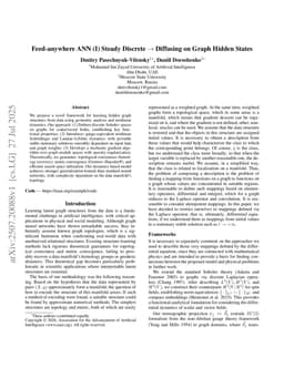 Learning Latent Graph Geometry via Fixed-Point Schrödinger-Type Activation: A Theoretical Study