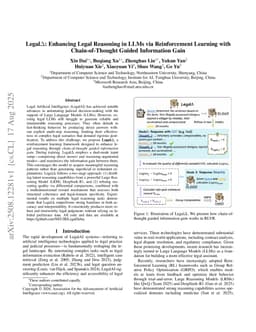 Legal$Δ$: Enhancing Legal Reasoning in LLMs via Reinforcement Learning with Chain-of-Thought Guided Information Gain