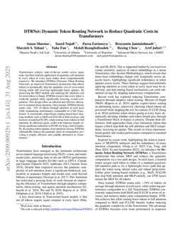 DTRNet: Dynamic Token Routing Network to Reduce Quadratic Costs in Transformers