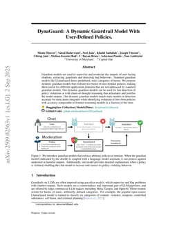DynaGuard: A Dynamic Guardian Model With User-Defined Policies