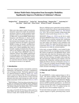 Robust Multi-Omics Integration from Incomplete Modalities Significantly Improves Prediction of Alzheimer's Disease