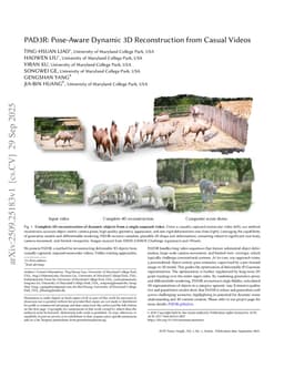 PAD3R: Pose-Aware Dynamic 3D Reconstruction from Casual Videos