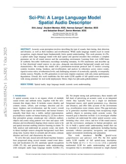Sci-Phi: A Large Language Model Spatial Audio Descriptor