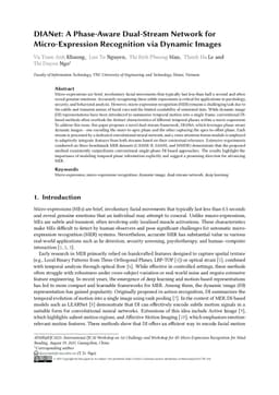 DIANet: A Phase-Aware Dual-Stream Network for Micro-Expression Recognition via Dynamic Images
