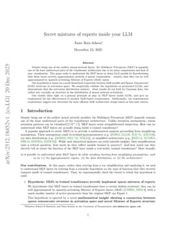 Secret mixtures of experts inside your LLM